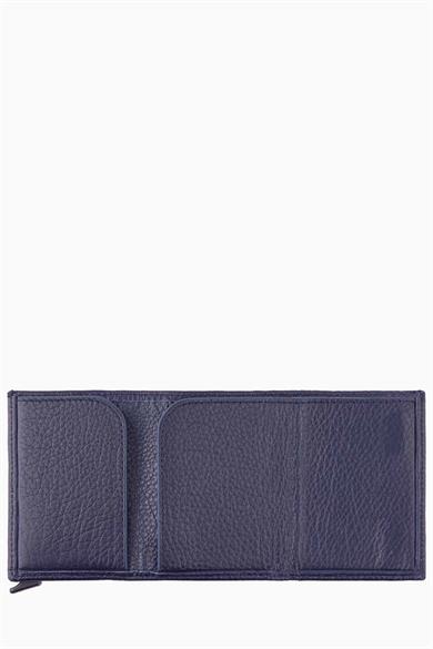 Fenerbahçe Hakiki Deri Mekanizmalı Mıknatıslı Cüzdan (HA059TDS08-632) - Lacivert