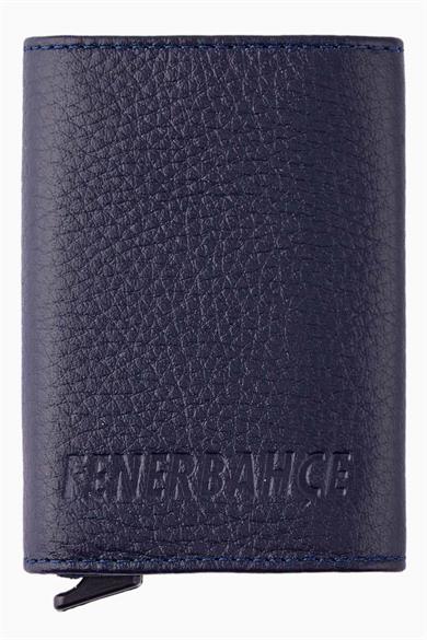 Fenerbahçe Hakiki Deri Mekanizmalı Mıknatıslı Cüzdan (HA059TDS08-632) - Lacivert