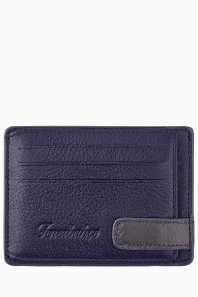 Fenerbahçe Hakiki Deri Mıknatıs Patlı Kartlık (HA059TDS11-521) - Lacivert