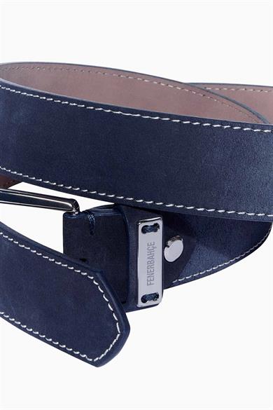 Fenerbahçe Süet Deri Spor Kemer Lacivert - HA097EDS19