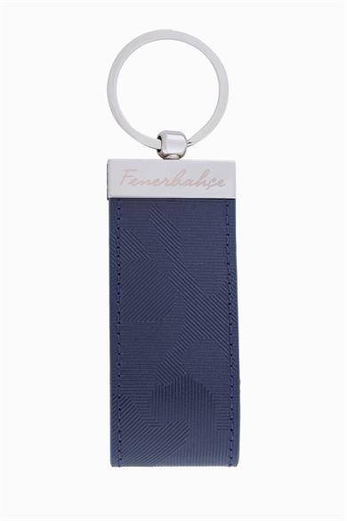 Fenerbahçe Metal Deri Anahtarlık 1 Lacivert