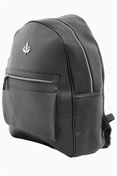 Fenerbahçe Önden Cepli Sırt Çantası - Siyah