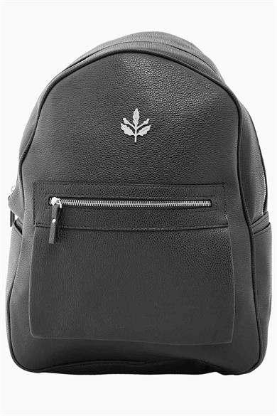 Fenerbahçe Önden Cepli Sırt Çantası - Siyah