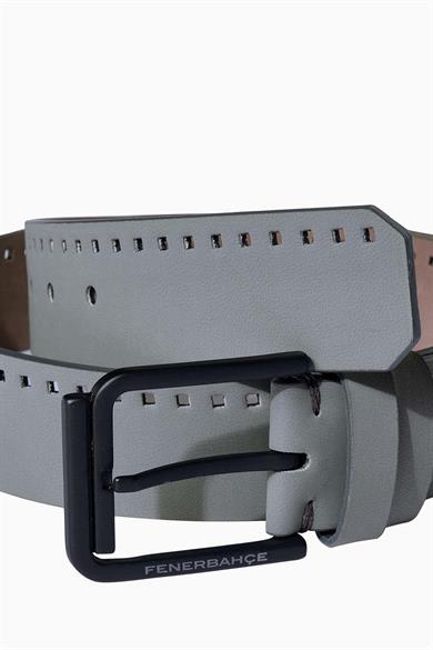 Fenerbahçe Hakiki Deri Delikli Spor Kemer Bej - HA097EDS30