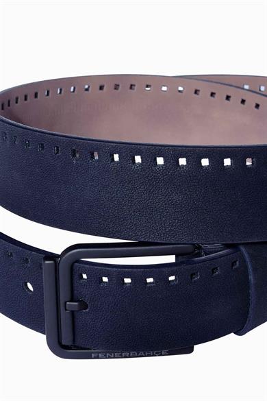 Fenerbahçe Hakiki Deri Delikli Spor Kemer Lacivert - HA097EDS29