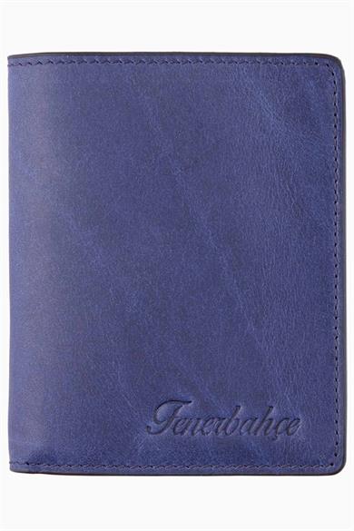 Fenerbahçe Hakiki Deri Dik Cüzdan (HA059TDS13-290) - Lacivert