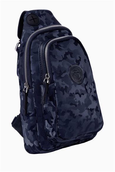 Fenerbahçe Kamuflaj Desenli BodyBag Omuz Çantası (CN316TDS09) - Lacivert