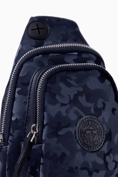 Fenerbahçe Kamuflaj Desenli BodyBag Omuz Çantası (CN316TDS09) - Lacivert