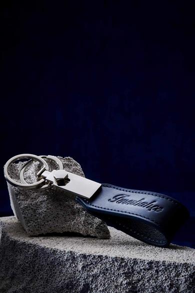 Fenerbahçe Metal Deri Anahtarlık 5 Lacivert