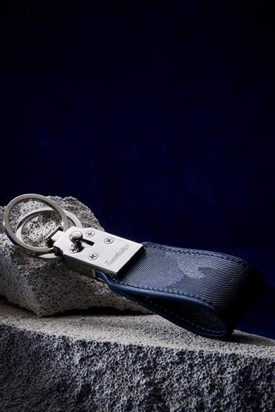 Fenerbahçe Metal Deri Anahtarlık 6 Lacivert