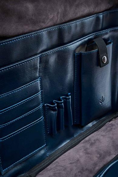 Fenerbahçe Suni Deri Evrak Çantası Lacivert