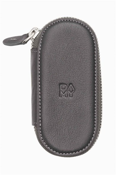 Hakiki Deri Anahtarlık 786 - Gri