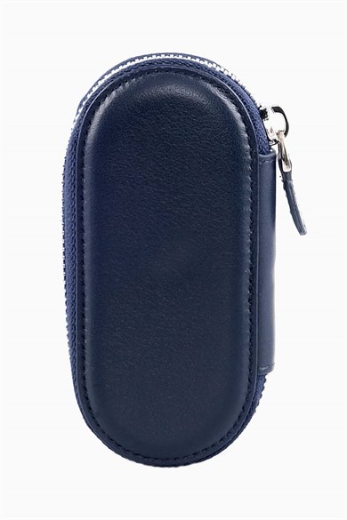 Hakiki Deri Anahtarlık 786 - Lacivert