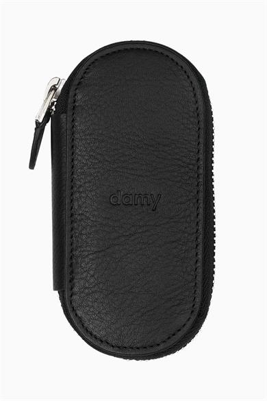 Hakiki Deri Anahtarlık 786 - Siyah