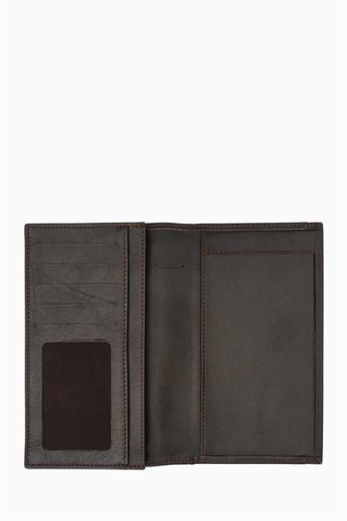 Hakiki Deri Defterli Telefonlu Notluk 710 - Kahve