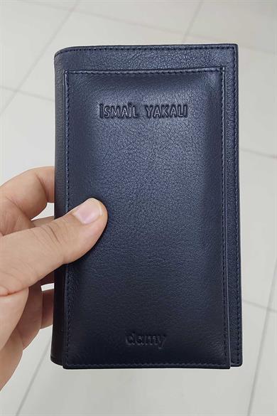 Hakiki Deri Defterli Telefonlu Notluk 710 - Siyah