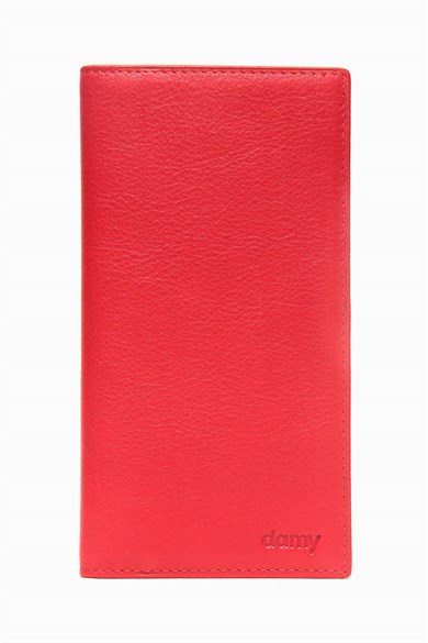 Hakiki Deri El Portföyü 802 - Kırmızı