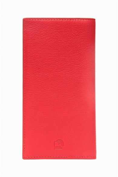 Hakiki Deri El Portföyü 802 - Kırmızı