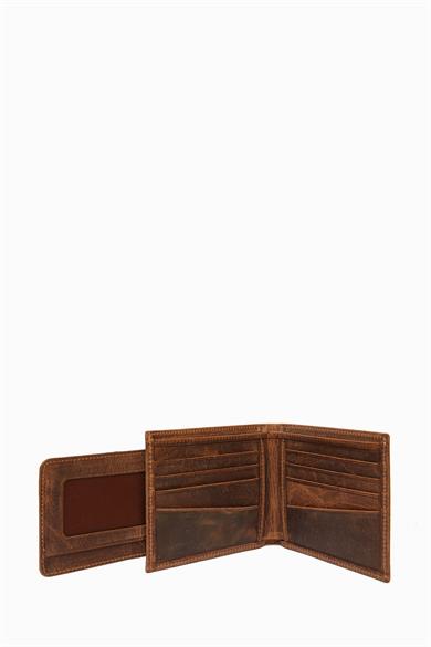 Hakiki Deri Erkek Cüzdan 320 - Taba