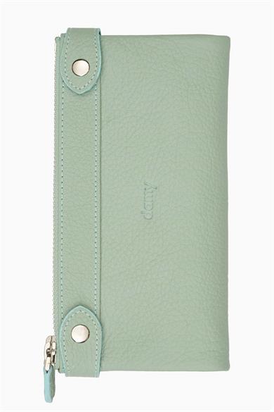 Hakiki Deri Kadın Cüzdan - Portföy 8215 - Yeşil