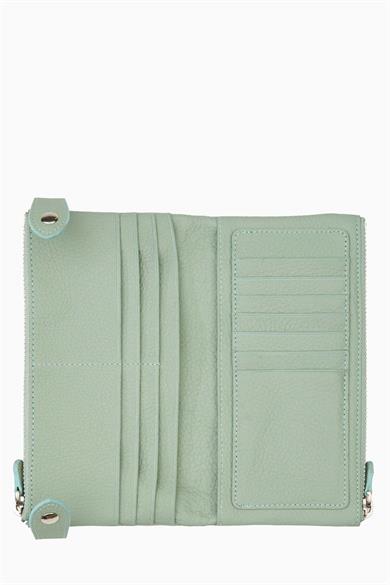 Hakiki Deri Kadın Cüzdan - Portföy 8215 - Yeşil