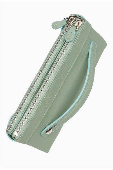 Hakiki Deri Kadın Cüzdan - Portföy 8215 - Yeşil