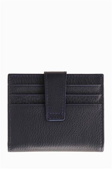 Hakiki Deri Kartlık 518 - Lacivert