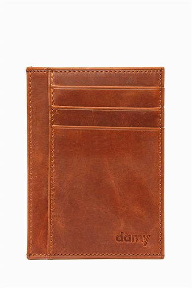 Hakiki Deri Kartlık 588C - Taba