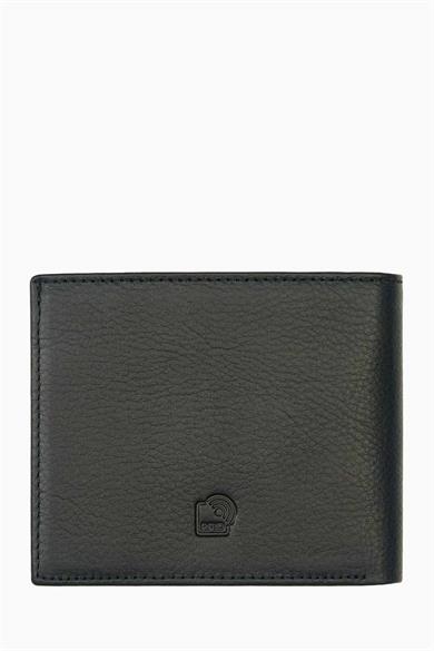 Hakiki Deri RFID Korumalı Erkek Cüzdan 1301 - Siyah