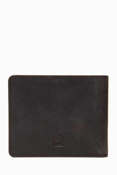 Hakiki Deri RFID Korumalı Erkek Cüzdan 390 - Siyah