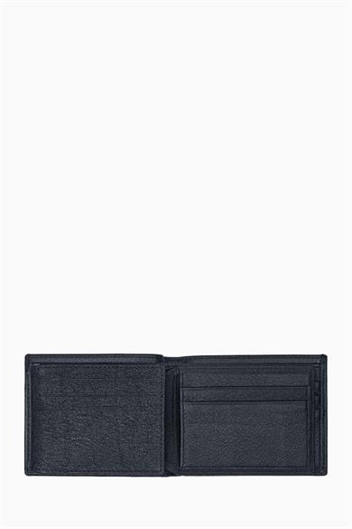 Hakiki Deri RFID Korumalı Erkek Cüzdan 334 - Lacivert