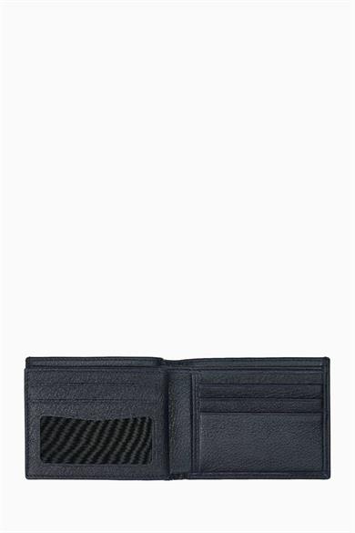 Hakiki Deri RFID Korumalı Erkek Cüzdan 334 - Lacivert