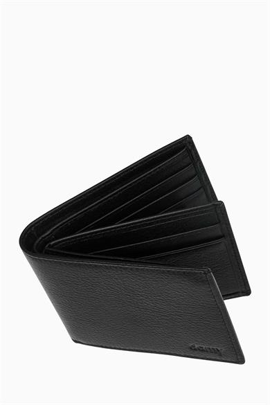 Hakiki Deri RFID Korumalı Erkek Cüzdan 334 - Siyah