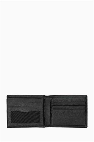 Hakiki Deri RFID Korumalı Erkek Cüzdan 334 - Siyah