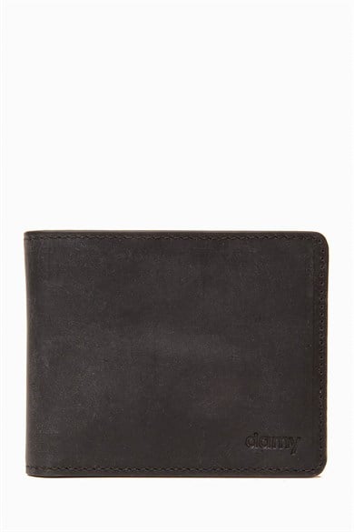 Hakiki Deri RFID Korumalı Erkek Cüzdan 390 - Siyah