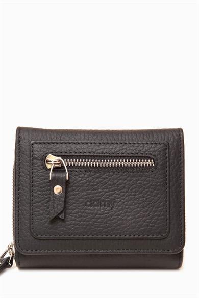 Hakiki Deri RFID Korumalı Kadın Cüzdan 932 - Siyah