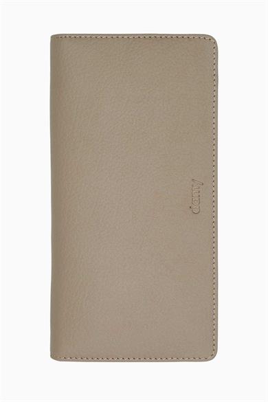 Hakiki Deri RFID Korumalı Telefonlu El Portföyü 804 - Vizon