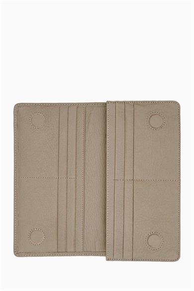 Hakiki Deri RFID Korumalı Telefonlu El Portföyü 804 - Vizon