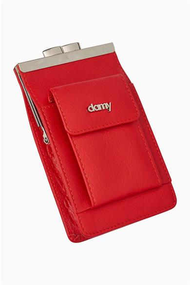 Hakiki Deri Sigaralık 702 - Kırmızı