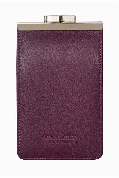 Hakiki Deri Sigaralık 702 - Mürdüm