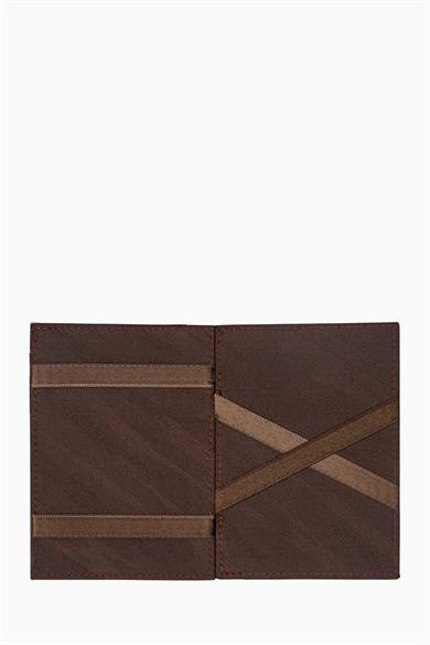 Hakiki Deri Sihirli Kartlık 3101 - Kahve