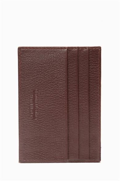 Hakiki Deri Sihirli Kartlık 3101 - Kahve