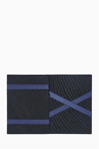 Hakiki Deri Sihirli Kartlık 3101 - Lacivert