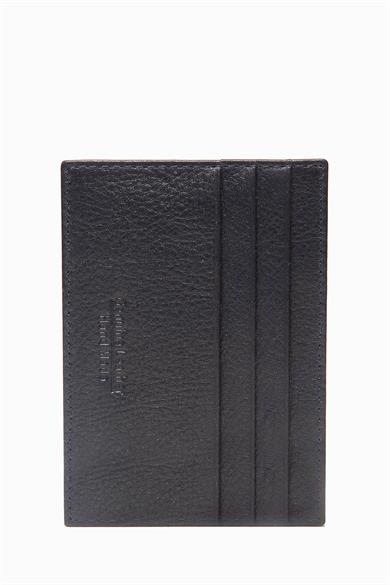 Hakiki Deri Sihirli Kartlık 3101 - Lacivert