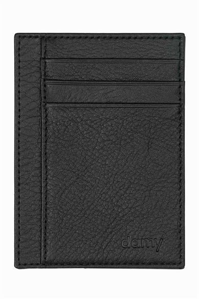 Hakiki Deri Sihirli Kartlık 3101 - Siyah