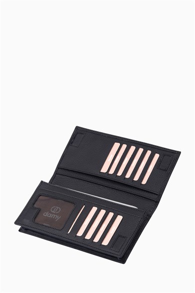 Hakiki Deri Unisex El Portföy 806 - Siyah