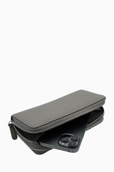 Hakiki Deri Unisex El Portföyü 8265MG - Vizon