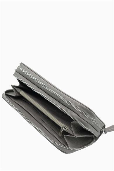 Hakiki Deri Unisex El Portföyü 8265MG - Vizon