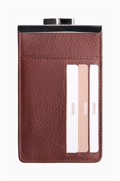 Hakiki Deri Unisex Kartlıklı Sigaralık 701 - Taba