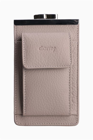 Hakiki Deri Unisex Kartlıklı Sigaralık 701 - Vizon
